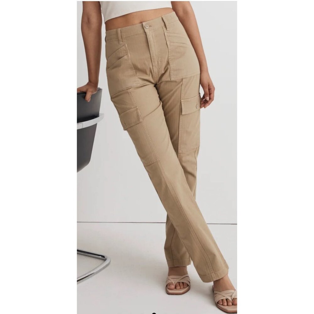 Madewell The Curvy Garment-Dyed 90s Straight Cargo Pants Size 24